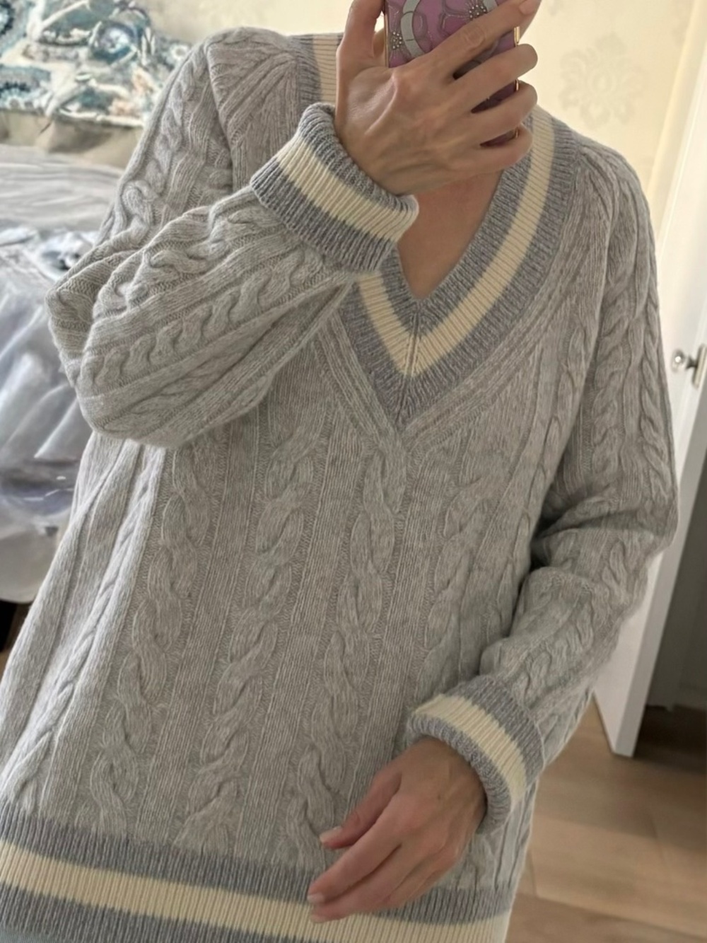 beautiful Rag & Bone cable knit cricket sweater Size S